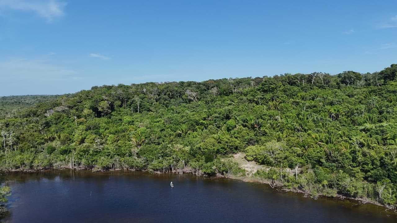 Vista do Imóvel as margens do rio